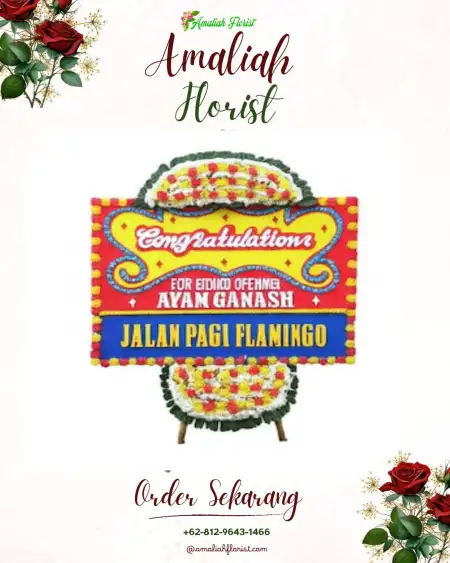 Sewa Papan Bunga Karusen Janang